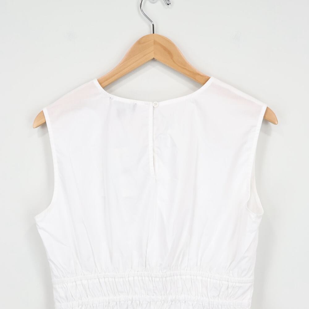 J. Crew White Sleeveless Blouse - Picture 7 of 8